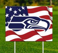 Seattle Seahawks Patriotic Yard Sign