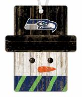 Seattle Seahawks Snowman Ornament