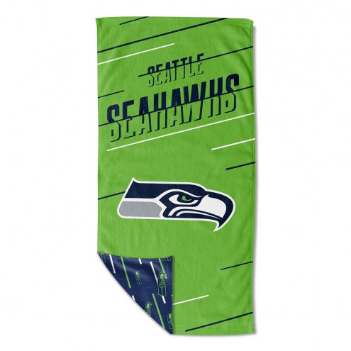 Seattle Seahawks Splitter Beach Towel