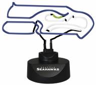 Seattle Seahawks Team Logo Neon Lamp