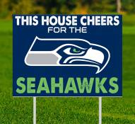 Seattle Seahawks This House Cheers for Yard Sign