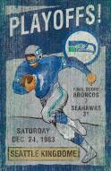 Seattle Seahawks Vintage Wall Art
