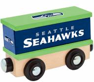 Seattle Seahawks Wood Box Car Train