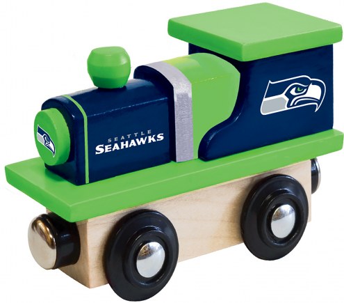 Seattle Seahawks Wood Toy Train