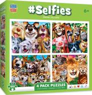 Selfies 100 Piece Puzzle - 4 Pack