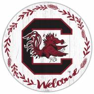 South Carolina Gamecocks 12" Welcome Circle Sign