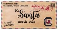 South Carolina Gamecocks 6" x 12" To Santa Sign