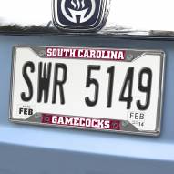 South Carolina Gamecocks Chrome Metal License Plate Frame