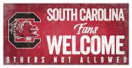 South Carolina Gamecocks Fans Welcome Sign