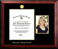 South Carolina Gamecocks Gold Embossed Diploma Frame with Portrait