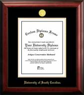 South Carolina Gamecocks Gold Embossed Diploma Frame