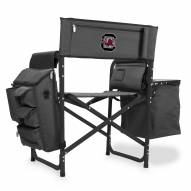 South Carolina Gamecocks Gray/Black Fusion Folding Chair