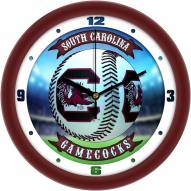 South Carolina Gamecocks Home Run Wall Clock