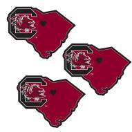 South Carolina Gamecocks Home State Decal - 3 Pack