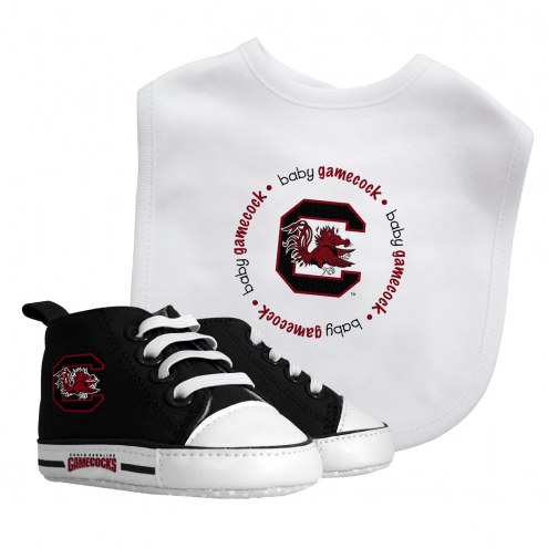 South Carolina Gamecocks Infant Bib & Shoes Gift Set