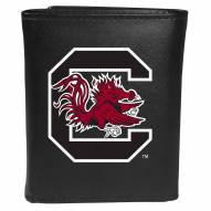 South Carolina Gamecocks Large Logo Leather Tri-fold Wallet