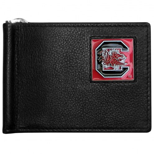 South Carolina Gamecocks Leather Bill Clip Wallet