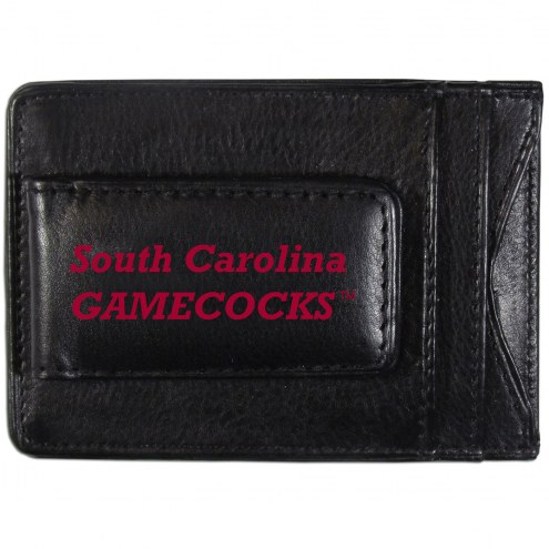 South Carolina Gamecocks Logo Leather Cash and Cardholder