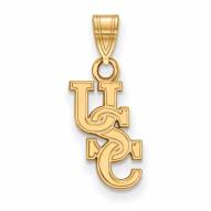 South Carolina Gamecocks Sterling Silver Gold Plated Small Pendant
