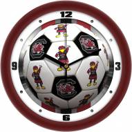 South Carolina Gamecocks Soccer Wall Clock