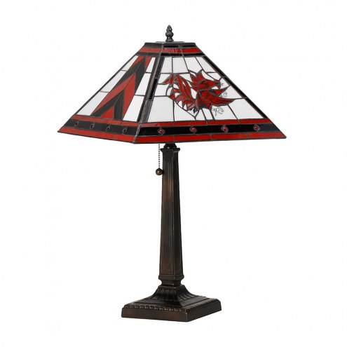 South Carolina Gamecocks Stained Glass Mission Table Lamp