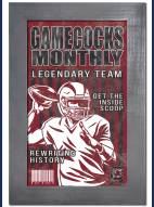 South Carolina Gamecocks Team Monthly 11" x 19" Framed Sign
