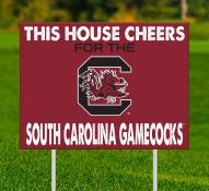South Carolina Gamecocks This House Cheers for Yard Sign