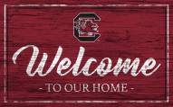 South Carolina Gamecocks Welcome to our Home 6" x 12" Sign