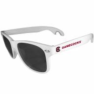 South Carolina Gamecocks White Beachfarer Bottle Opener Sunglasses