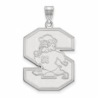 South Carolina State Bulldogs Sterling Silver Extra Large Pendant