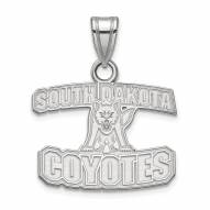 South Dakota Coyotes Sterling Silver Small Pendant