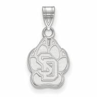 South Dakota Coyotes Sterling Silver Small Pendant