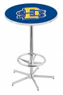 South Dakota State Jackrabbits Chrome Bar Table with Foot Ring