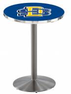 South Dakota State Jackrabbits Stainless Steel Bar Table with Round Base