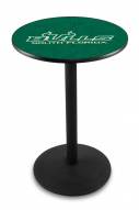 South Florida Bulls Black Wrinkle Bar Table with Round Base