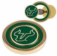 South Florida Bulls Challenge Coin with 2 Ball Markers
