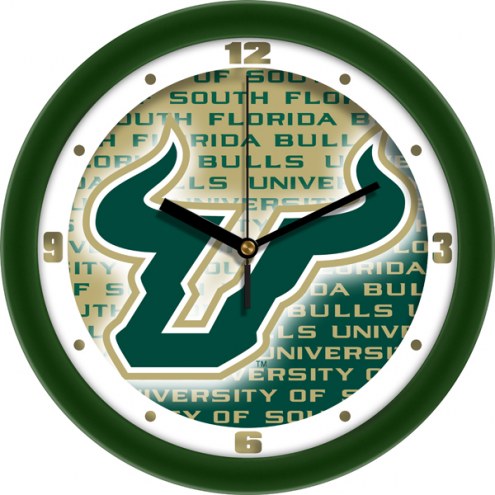 South Florida Bulls Dimension Wall Clock