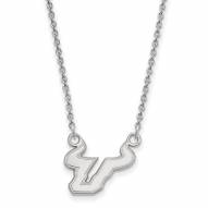 South Florida Bulls Sterling Silver Small Pendant Necklace