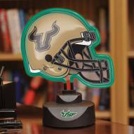 South Florida Bulls Neon Helmet Desk Lamp