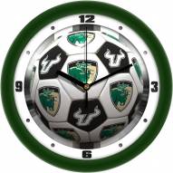 South Florida Bulls Soccer Wall Clock