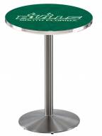 South Florida Bulls Stainless Steel Bar Table with Round Base