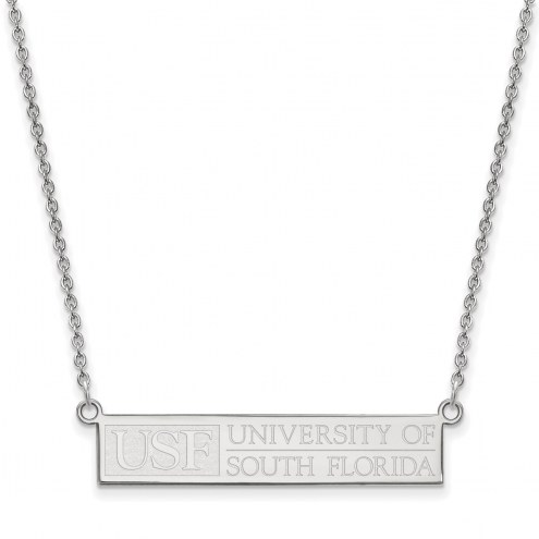 South Florida Bulls Sterling Silver Small Pendant Necklace