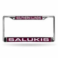 Southern Illinois Salukis Laser Chrome License Plate Frame