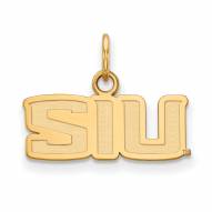 Southern Illinois Salukis NCAA Sterling Silver Gold Plated Extra Small Pendant