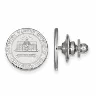 Southern Illinois Salukis Sterling Silver Crest Lapel Pin