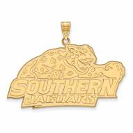 Southern Jaguars Sterling Silver Gold Plated Extra Large Pendant
