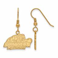 Southern Jaguars Sterling Silver Gold Plated Small Dangle Earrings