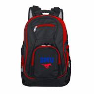 NCAA SMU Mustangs Colored Trim Premium Laptop Backpack