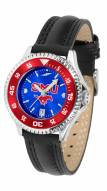 Southern Methodist Mustangs Competitor AnoChrome Women's Watch - Color Bezel