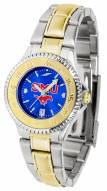 Southern Methodist Mustangs Competitor Two-Tone AnoChrome Women's Watch